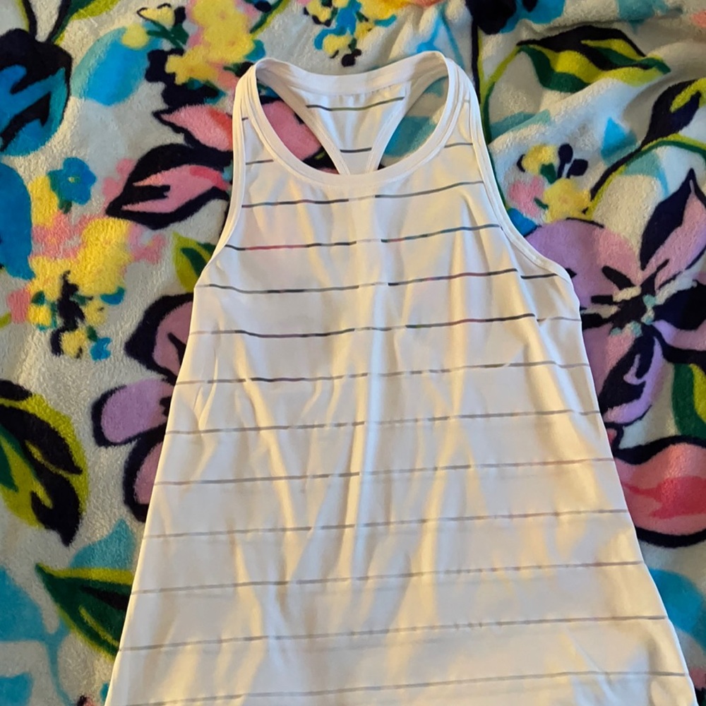 White athleta tank top